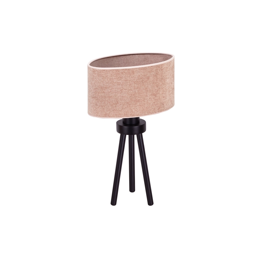 Duolla - Bordlampe OVAL 1xE27/15W/230V diameter 30 cm lyserød