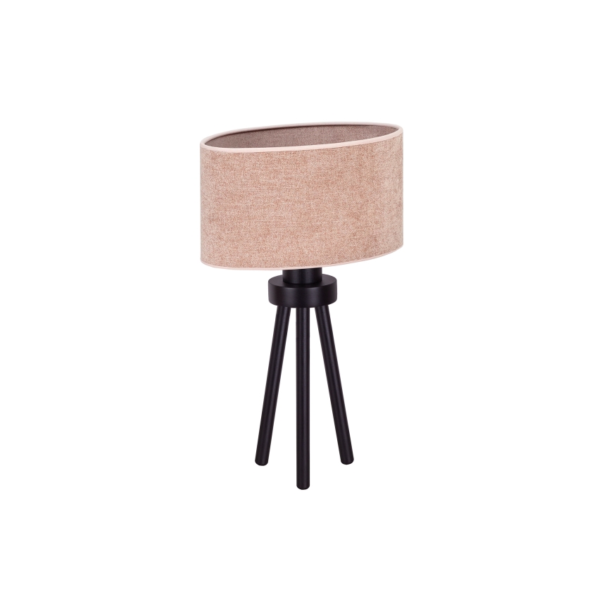 Duolla - Bordlampe OVAL 1xE27/15W/230V diameter 30 cm lyserød