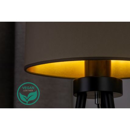 Duolla - Bordlampe OVAL VEGAN 1xE27/15W/230V diameter 30 cm beige