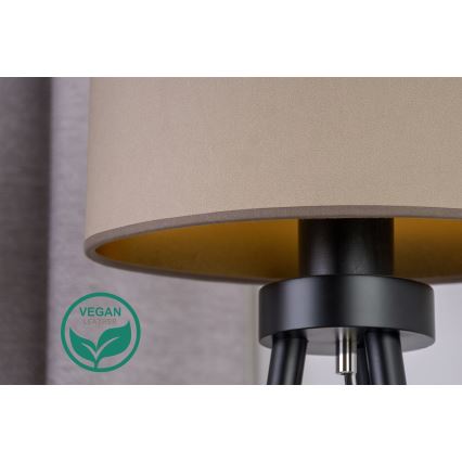Duolla - Bordlampe OVAL VEGAN 1xE27/15W/230V diameter 30 cm beige