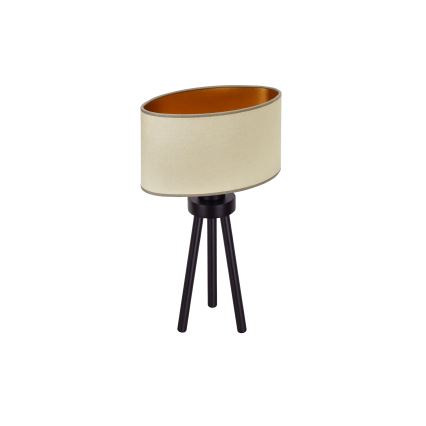 Duolla - Bordlampe OVAL VEGAN 1xE27/15W/230V diameter 30 cm beige