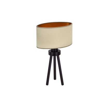 Duolla - Bordlampe OVAL VEGAN 1xE27/15W/230V diameter 30 cm beige