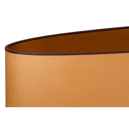 Duolla - Bordlampe OVAL VEGAN 1xE27/15W/230V diameter 30 cm brun