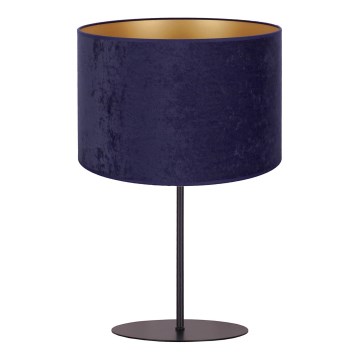 Duolla - Bordlampe ROLLER 1xE14/15W/230V diameter 20 cm blå/guldfarvet