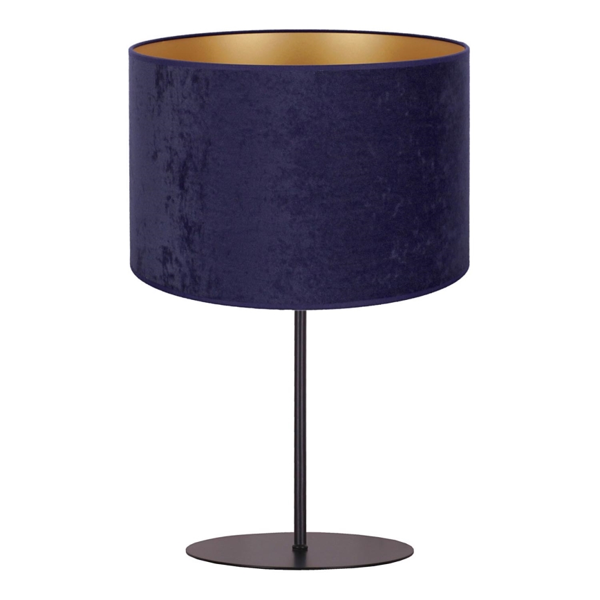 Duolla - Bordlampe ROLLER 1xE14/15W/230V diameter 20 cm blå/guldfarvet