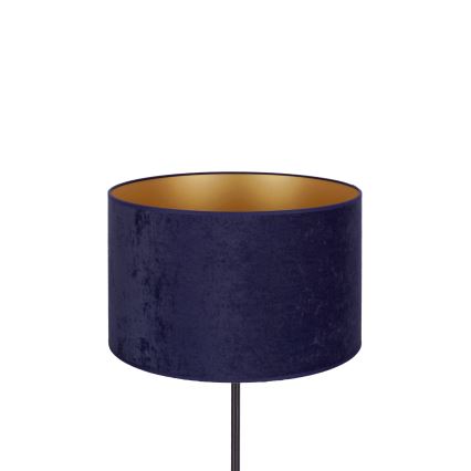 Duolla - Bordlampe ROLLER 1xE14/15W/230V diameter 20 cm blå/guldfarvet