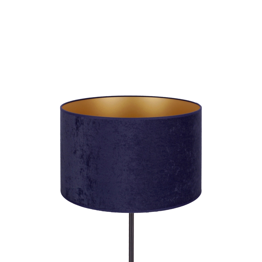 Duolla - Bordlampe ROLLER 1xE14/15W/230V diameter 20 cm blå/guldfarvet