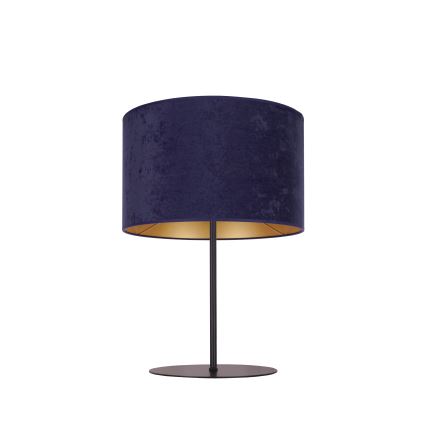 Duolla - Bordlampe ROLLER 1xE14/15W/230V diameter 20 cm blå/guldfarvet