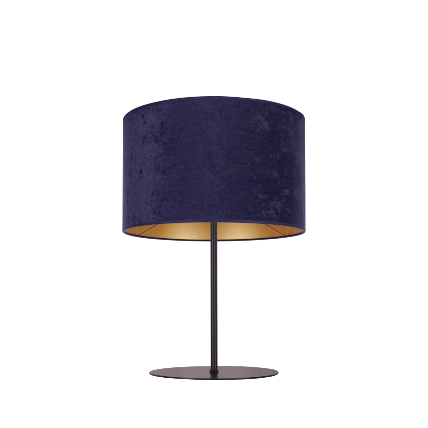Duolla - Bordlampe ROLLER 1xE14/15W/230V diameter 20 cm blå/guldfarvet