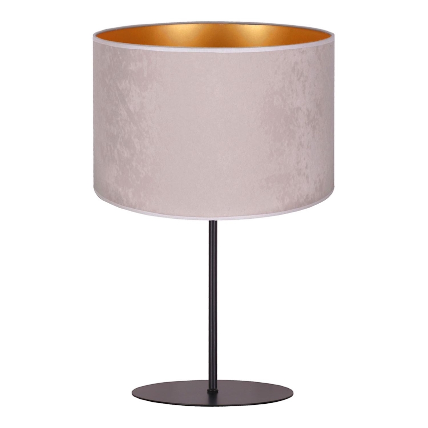 Duolla - Bordlampe ROLLER 1xE14/15W/230V diameter 20 cm grå/guldfarvet