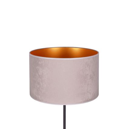 Duolla - Bordlampe ROLLER 1xE14/15W/230V diameter 20 cm grå/guldfarvet