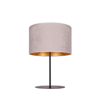 Duolla - Bordlampe ROLLER 1xE14/15W/230V diameter 20 cm grå/guldfarvet
