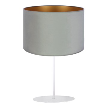 Duolla - Bordlampe ROLLER 1xE14/15W/230V diameter 20 cm lysegrøn/guldfarvet