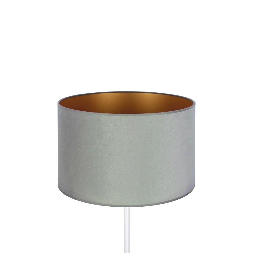 Duolla - Bordlampe ROLLER 1xE14/15W/230V diameter 20 cm lysegrøn/guldfarvet