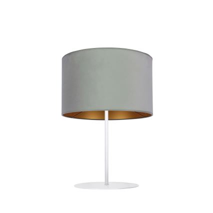 Duolla - Bordlampe ROLLER 1xE14/15W/230V diameter 20 cm lysegrøn/guldfarvet