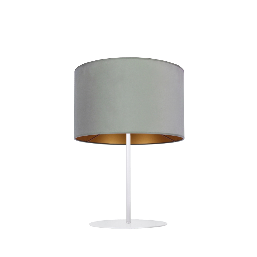 Duolla - Bordlampe ROLLER 1xE14/15W/230V diameter 20 cm lysegrøn/guldfarvet