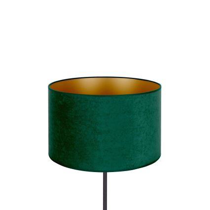 Duolla - Bordlampe ROLLER 1xE14/15W/230V diameter 20 cm mørkegrøn/guldfarvet