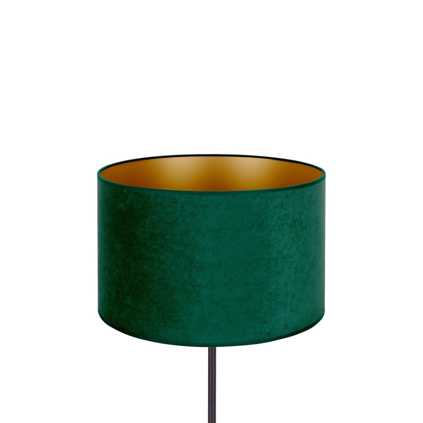 Duolla - Bordlampe ROLLER 1xE14/15W/230V diameter 20 cm mørkegrøn/guldfarvet