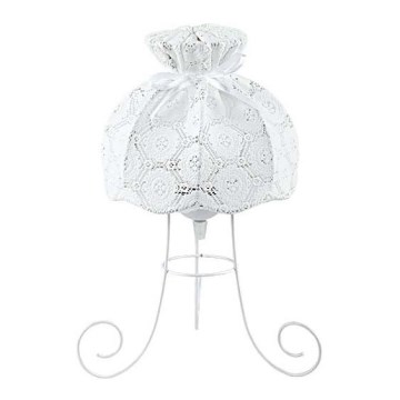 Duolla - Bordlampe SYMPHONY 1xE27/40W/230V diameter 28 cm hvid