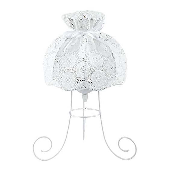 Duolla - Bordlampe SYMPHONY 1xE27/40W/230V diameter 28 cm hvid