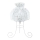 Duolla - Bordlampe SYMPHONY 1xE27/40W/230V diameter 28 cm hvid