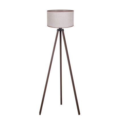 Duolla - Gulvlampe 1xE27/60W/230V diameter 44 cm beige/brun