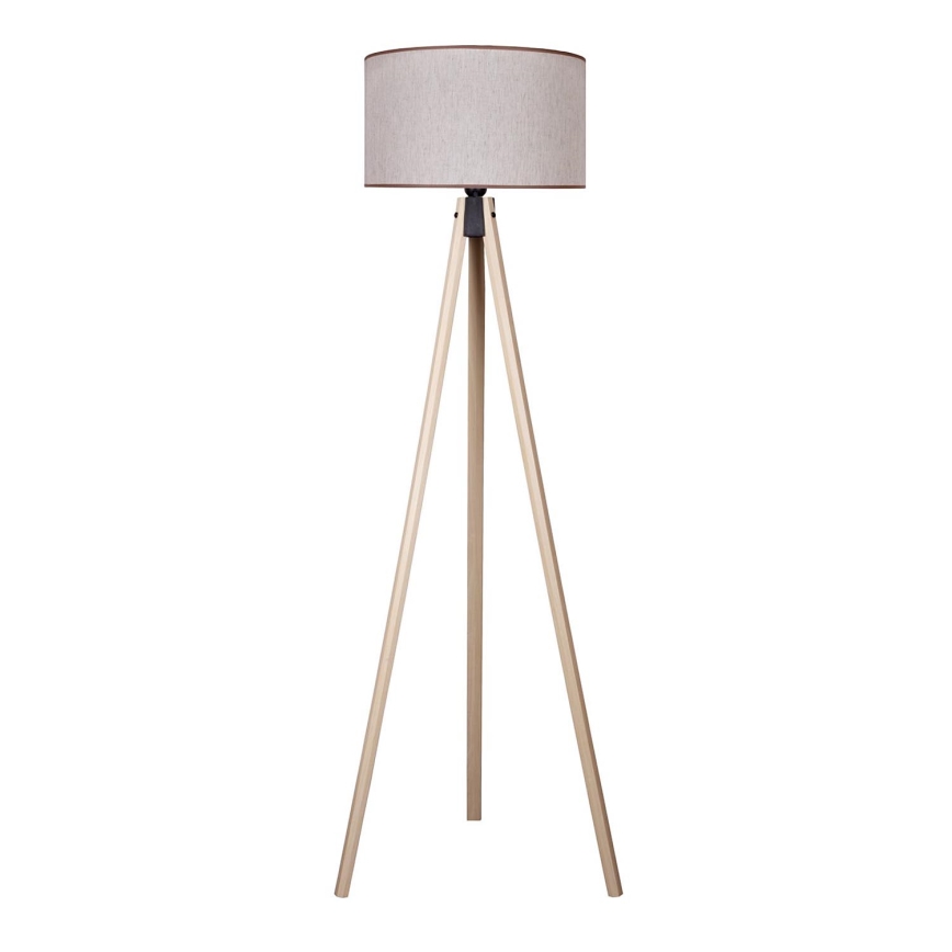 Duolla - Gulvlampe 1xE27/60W/230V diameter 44 cm beige
