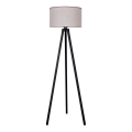 Duolla - Gulvlampe 1xE27/60W/230V diameter 44 cm beige/wenge