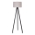 Duolla - Gulvlampe 1xE27/60W/230V diameter 44 cm beige/wenge