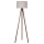 Duolla - Gulvlampe 1xE27/60W/230V diameter 44 cm beige/wenge