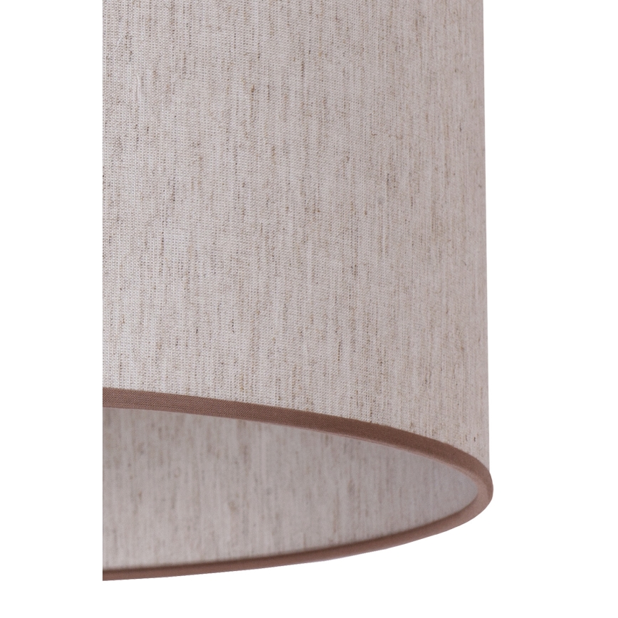 Duolla - Gulvlampe 1xE27/60W/230V diameter 44 cm beige/wenge
