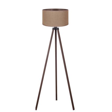 Duolla - Gulvlampe 1xE27/60W/230V diameter 44 cm brun