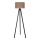 Duolla - Gulvlampe 1xE27/60W/230V diameter 44 cm brun/wenge