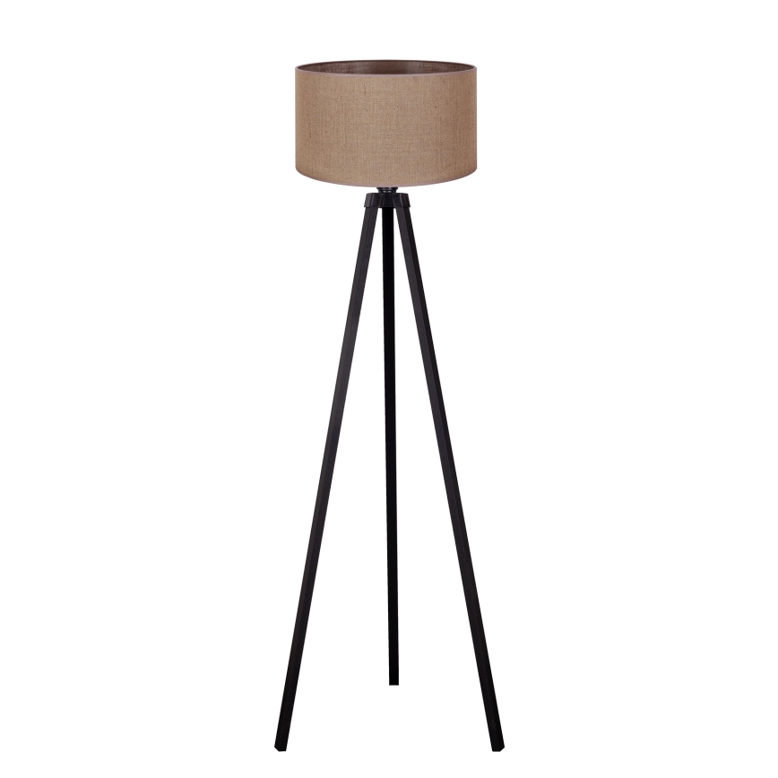 Duolla - Gulvlampe 1xE27/60W/230V diameter 44 cm brun/wenge