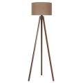 Duolla - Gulvlampe 1xE27/60W/230V diameter 44 cm brun/wenge