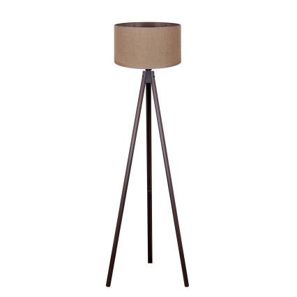 Duolla - Gulvlampe 1xE27/60W/230V diameter 44 cm brun/wenge