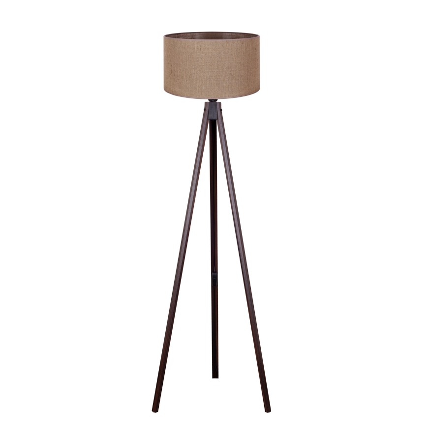 Duolla - Gulvlampe 1xE27/60W/230V diameter 44 cm brun/wenge