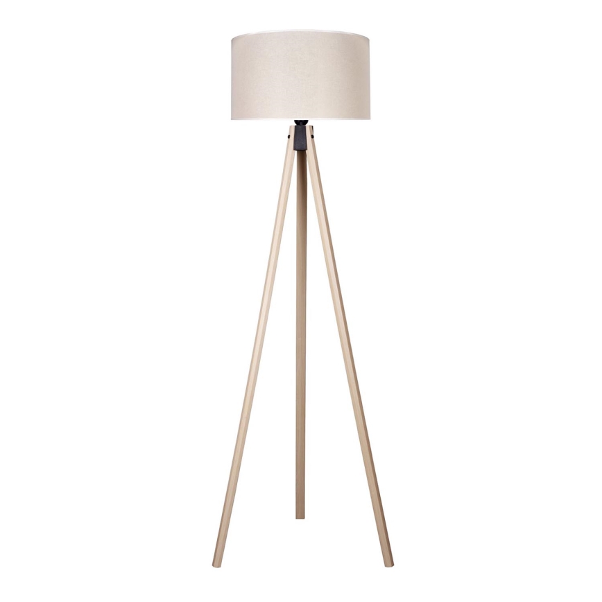 Duolla - Gulvlampe 1xE27/60W/230V diameter 44 cm cremefarvet/beige