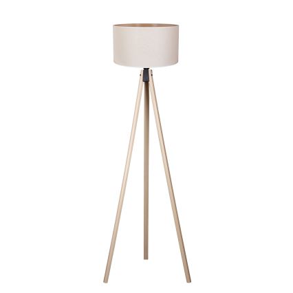 Duolla - Gulvlampe 1xE27/60W/230V diameter 44 cm cremefarvet/beige
