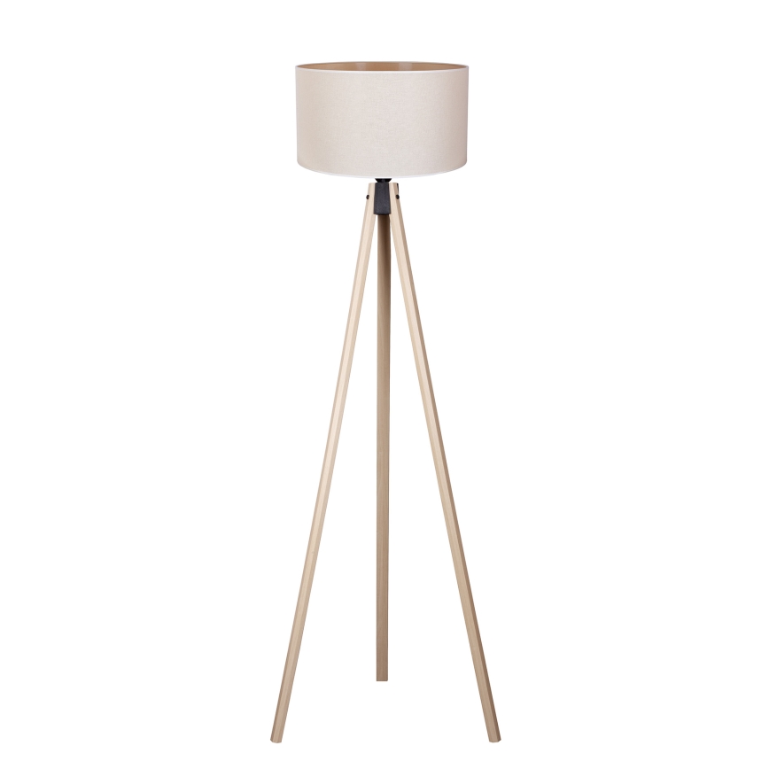 Duolla - Gulvlampe 1xE27/60W/230V diameter 44 cm cremefarvet/beige