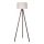 Duolla - Gulvlampe 1xE27/60W/230V diameter 44 cm cremefarvet/brun