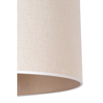 Duolla - Gulvlampe 1xE27/60W/230V diameter 44 cm cremefarvet/wenge