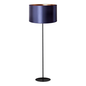 Duolla - Gulvlampe CANNES 1xE27/15W/230V diameter 45 cm lilla/kobber/sort