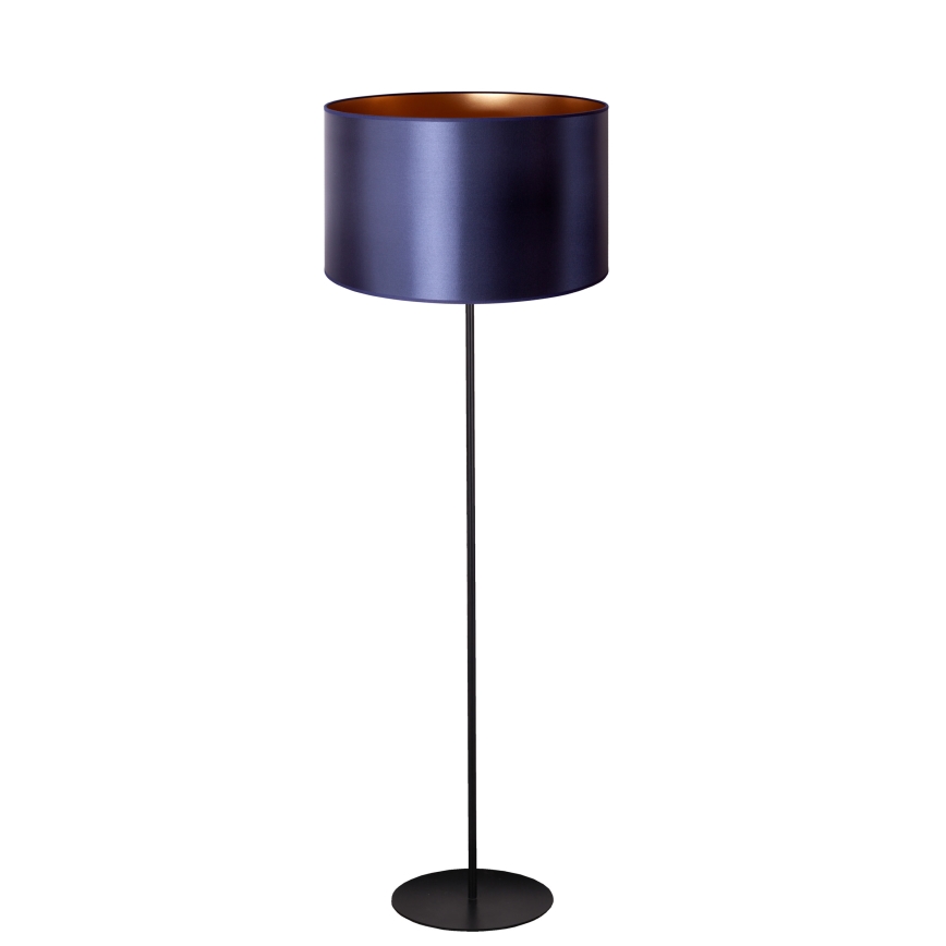 Duolla - Gulvlampe CANNES 1xE27/15W/230V diameter 45 cm lilla/kobber/sort