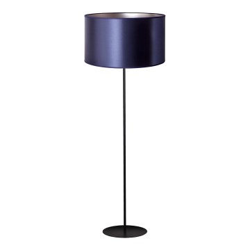 Duolla - Gulvlampe CANNES 1xE27/15W/230V diameter 45 cm lilla/sølvfarvet/sort