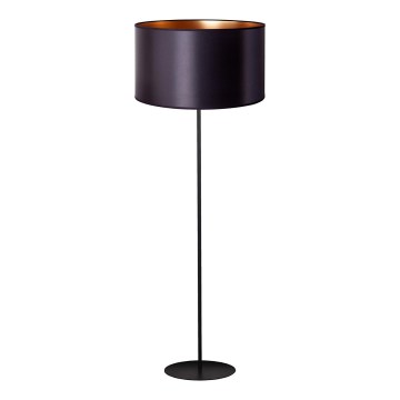 Duolla - Gulvlampe CANNES 1xE27/15W/230V diameter 45 cm sort/kobber