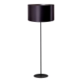 Duolla - Gulvlampe CANNES 1xE27/15W/230V diameter 45 cm sort/sølvfarvet