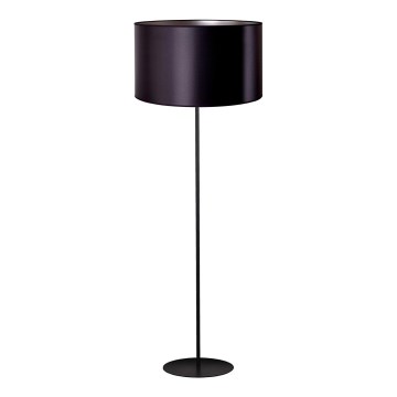 Duolla - Gulvlampe CANNES 1xE27/15W/230V diameter 45 cm sort/sølvfarvet