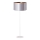 Duolla - Gulvlampe CANNES 1xE27/15W/230V diameter 45 cm sølvfarvet/kobber/hvid