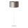 Duolla - Gulvlampe CANNES 1xE27/15W/230V diameter 45 cm sølvfarvet/kobber/hvid